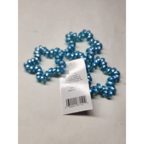 Hair Coils Baby Blue Stars 3 Pcs Set - NEW - Picture 2 of 2